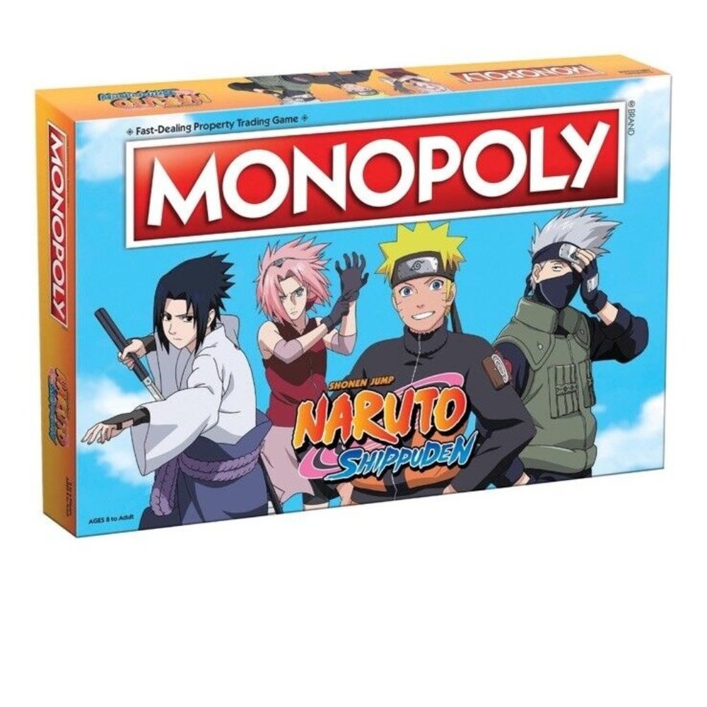 MONOPOLY Naruto Collectible Monopoly Game Featuring Japanese Manga Series